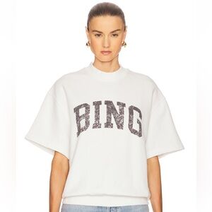 🤍ANINE BING Jay Sweatshirt Bing in Off White